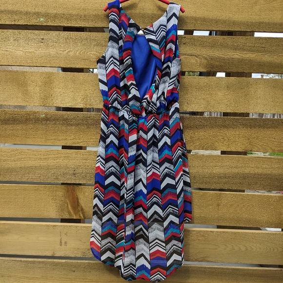 Dex Dress Multicoloured High Low Sleeveless Light Weight Summer Women's… - Picture 8 of 9